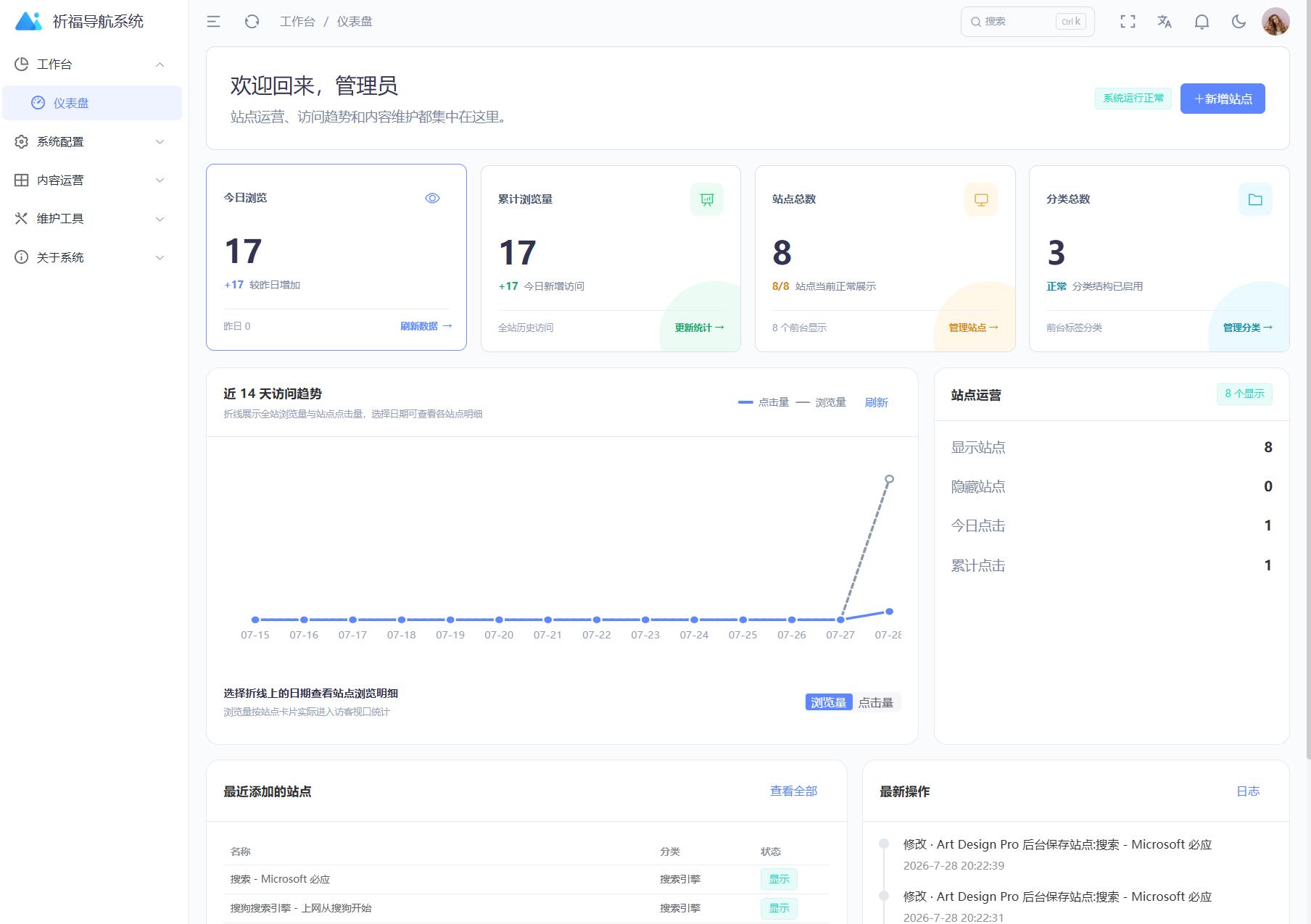 祈福导航系统源码V1.8 修复Bug版本 截图 2